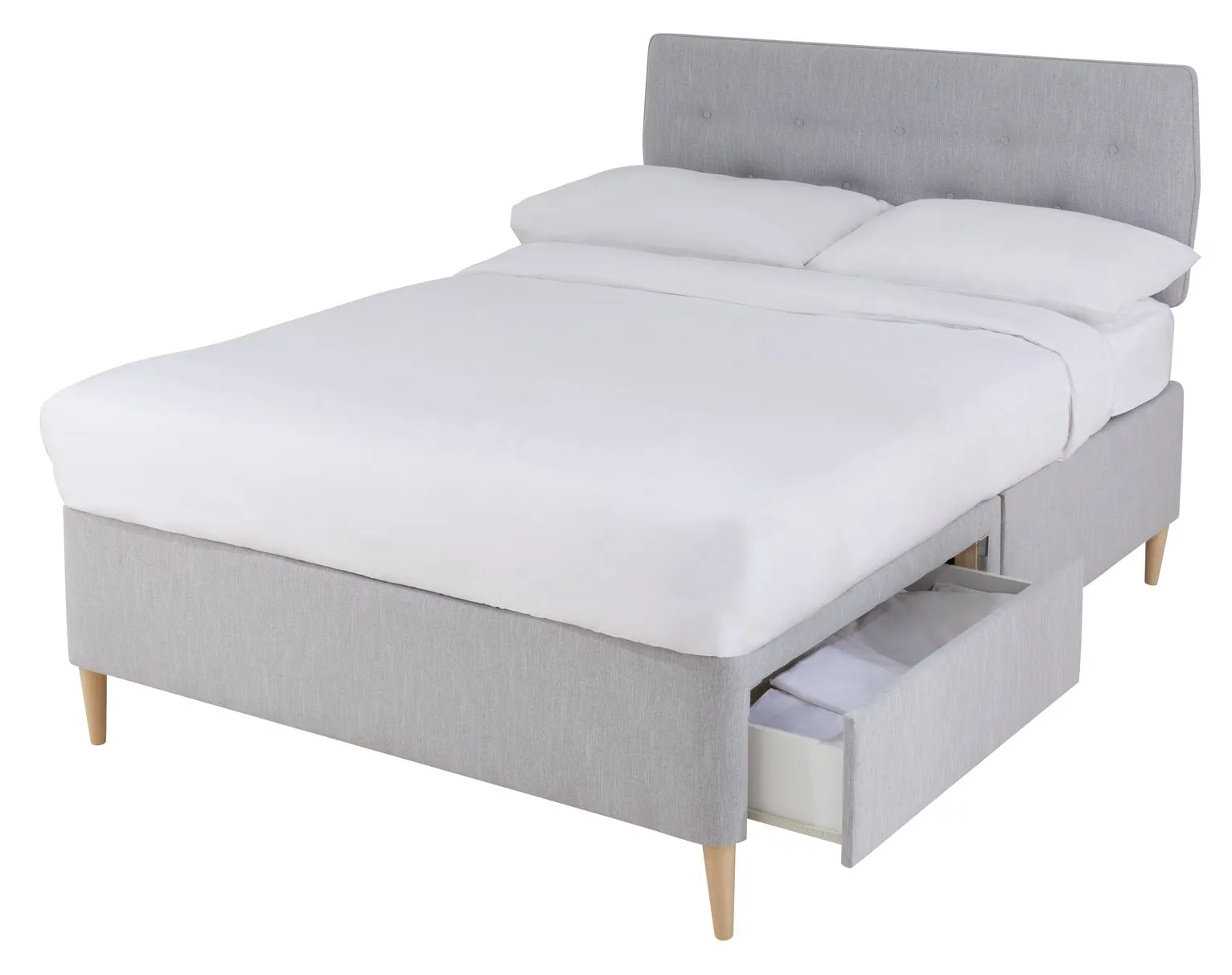 Argos Home Skandi 800 Pocket 2 Drawer Double Divan