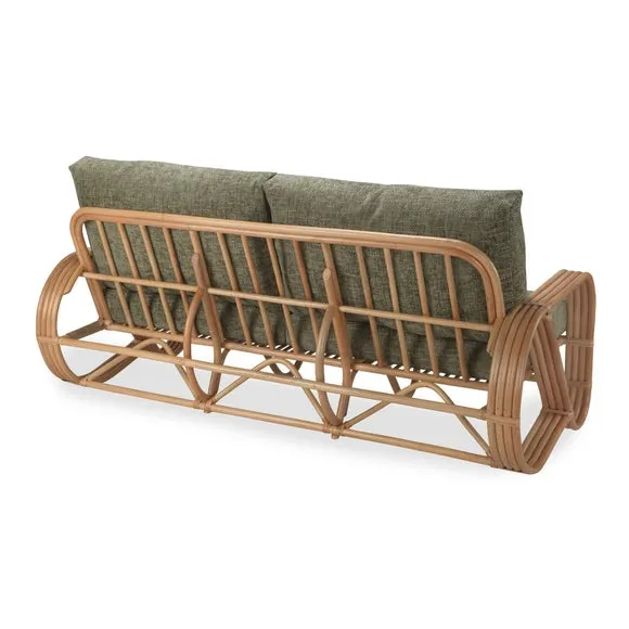 Desser Pretzel Rattan 3 Seater Sofa 3