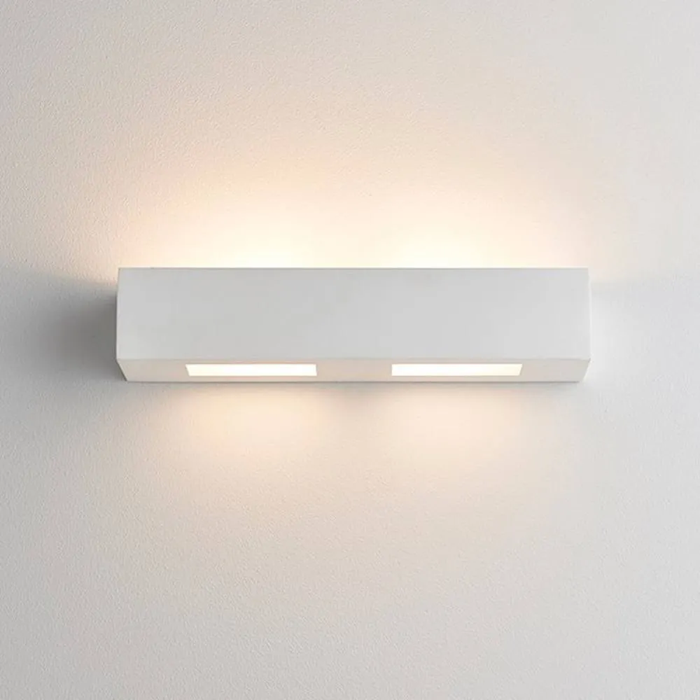 Netlighting Box 2 Light Indoor Plaster Wall Light White Paintable G9 2