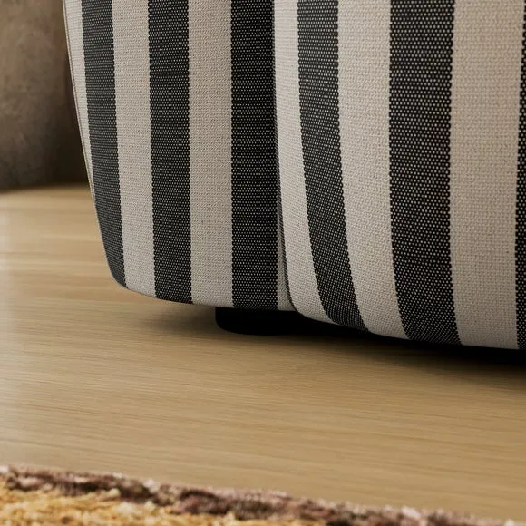 Marlo Woven Mid Stripe Snuggle Chair 5