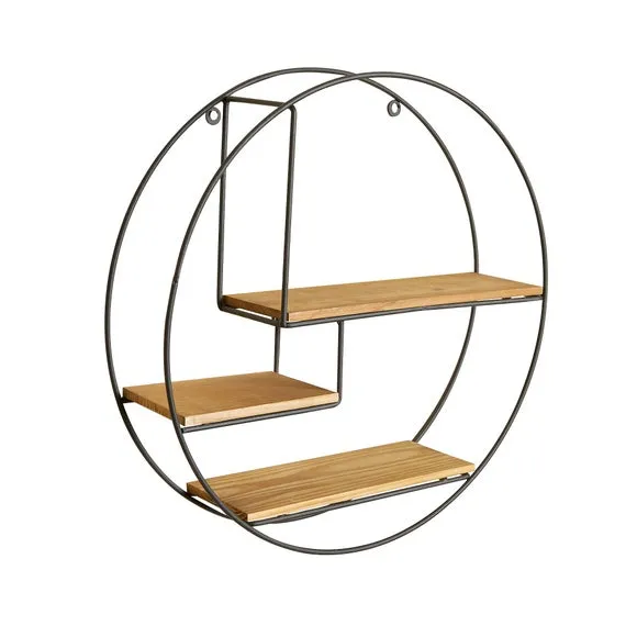 Industrial Large Circle Shelf 6