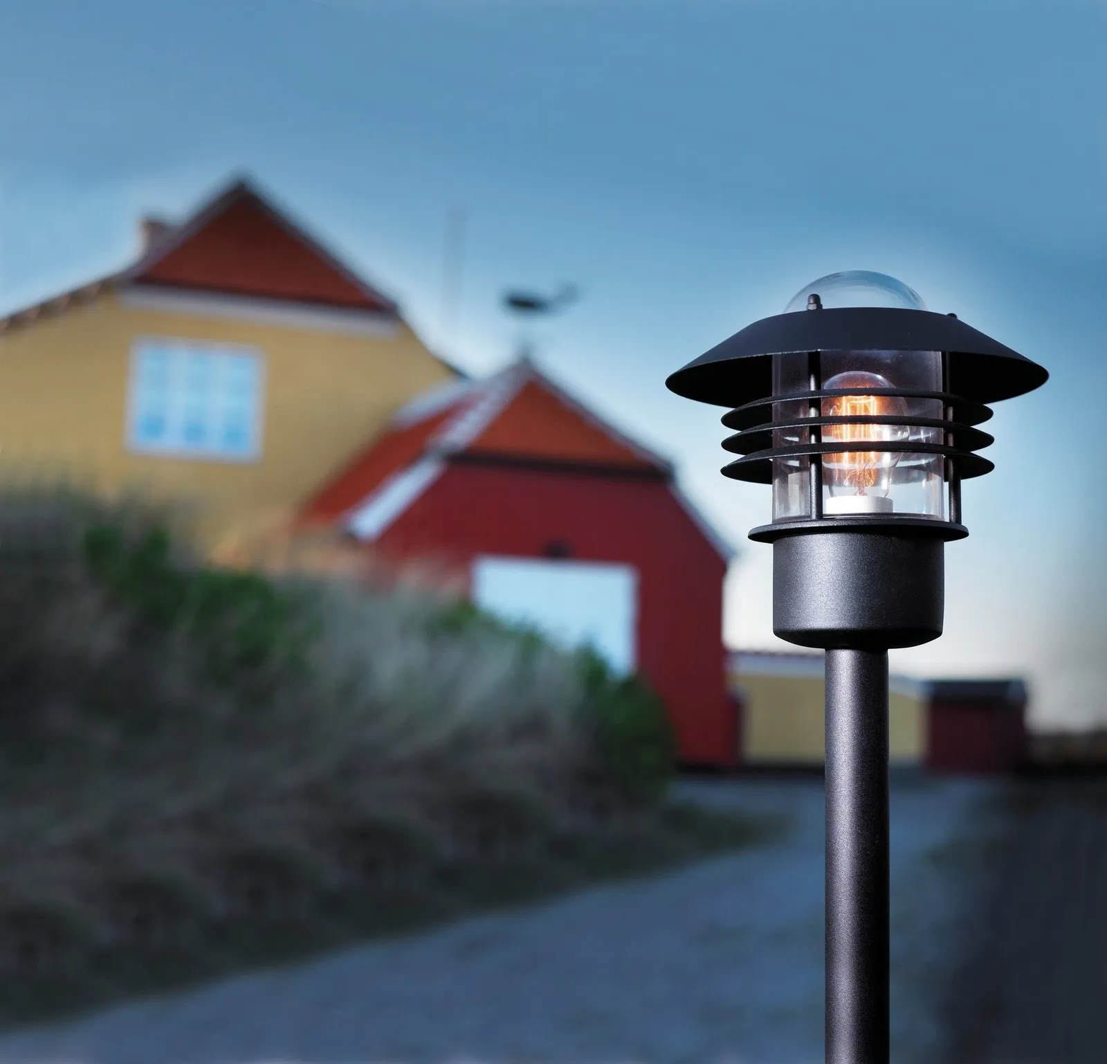 Nordlux Veje Outdoor Post Light Black Metal Garden E27 IP54 Mains 2