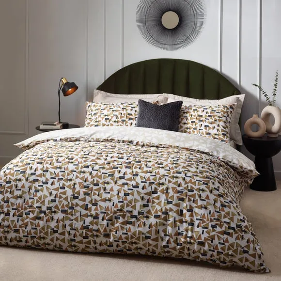 HÖEM City Cotton Rich Duvet Cover & Pillowcase Set, Multicoloured