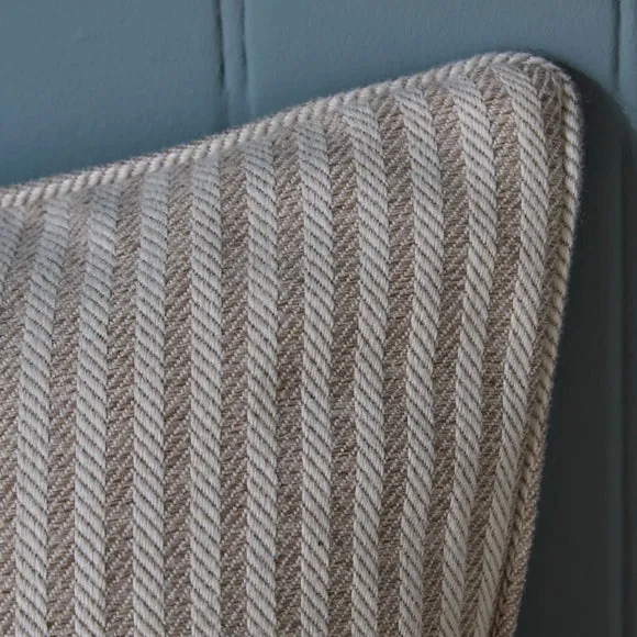 Churchgate Herringbone Striped Square Cushion 2