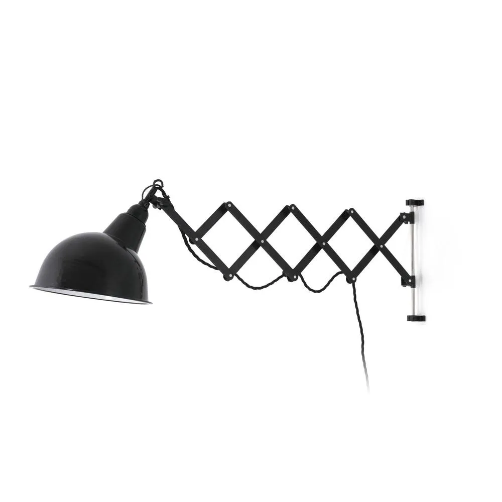 Netlighting Ras 1 Light Indoor Extendable Wall Light Black E27