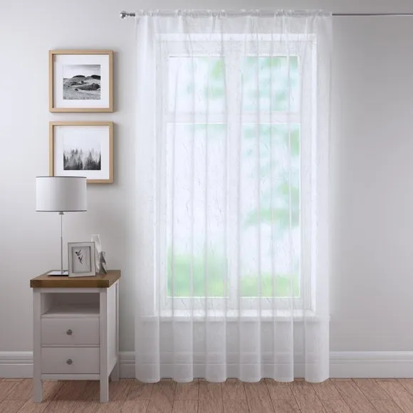 Crushed Slot Top Single Voile Panel 4
