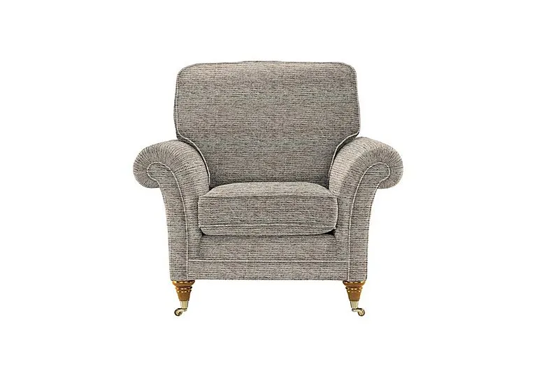 Burghley Fabric Armchair - Equinox Light Blue