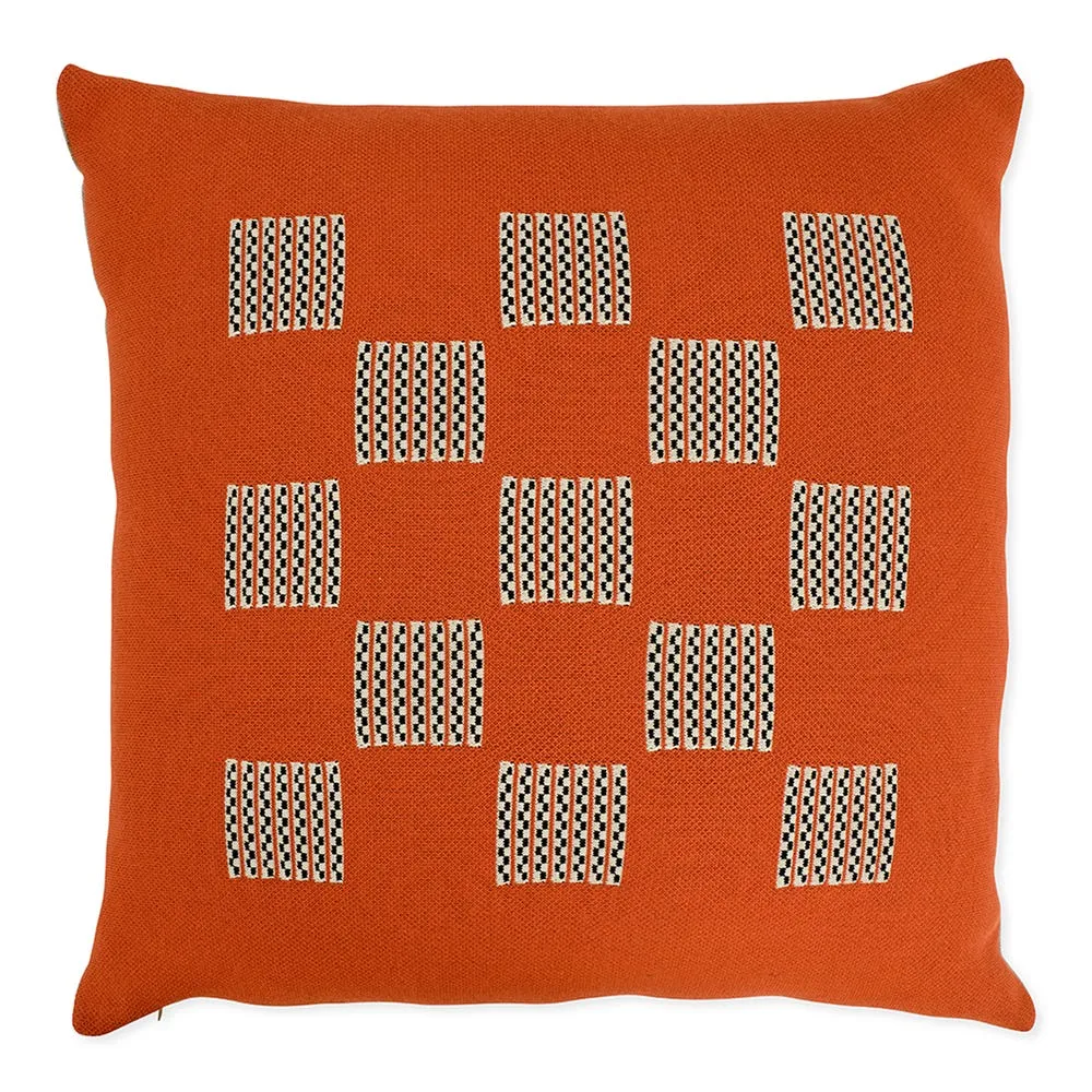 Ambar Exclusive Embossed Cord Cushion Sienna 2