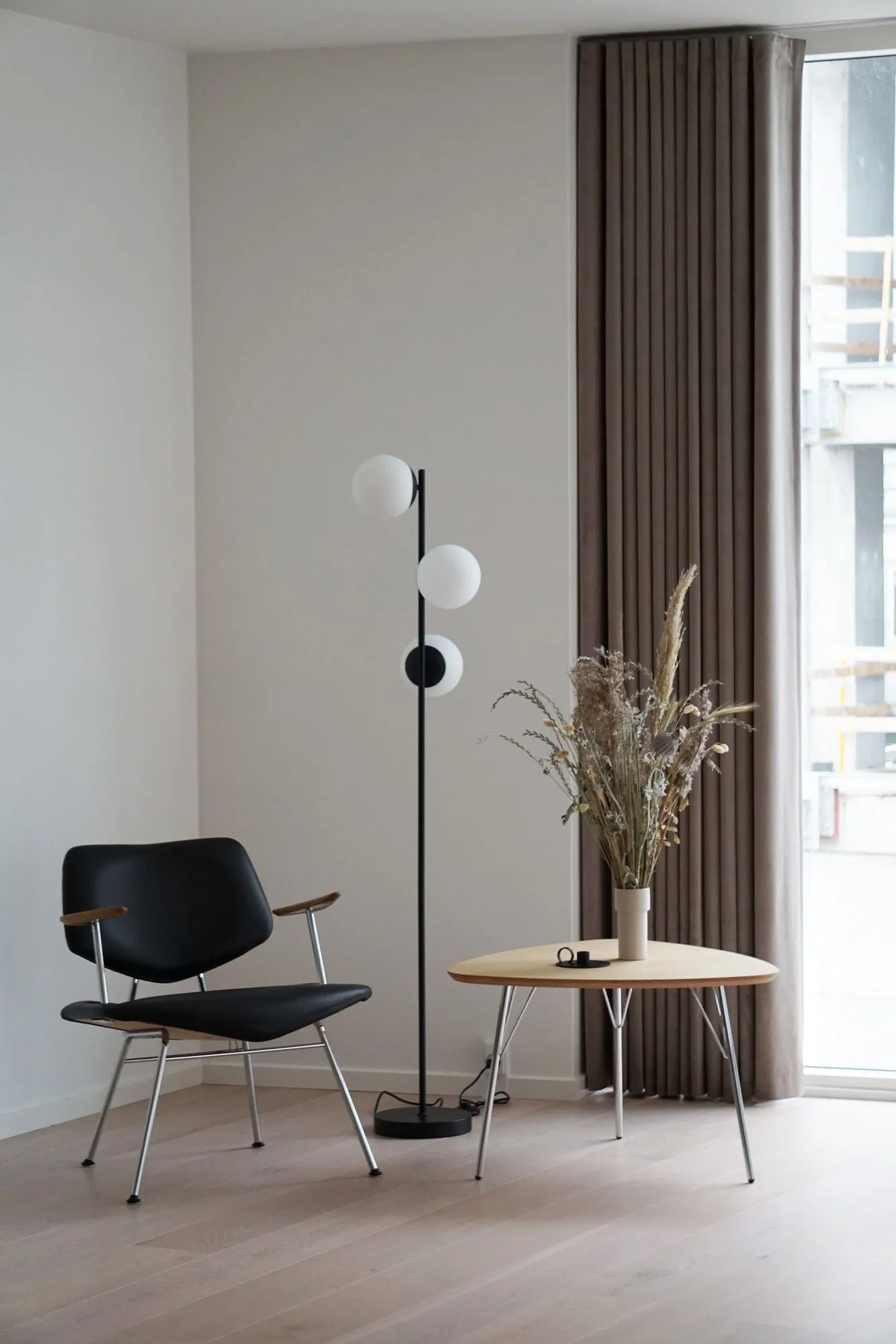 Nordlux Lilly Floor Lamp Black Metal Livingroom E14 Switch 4