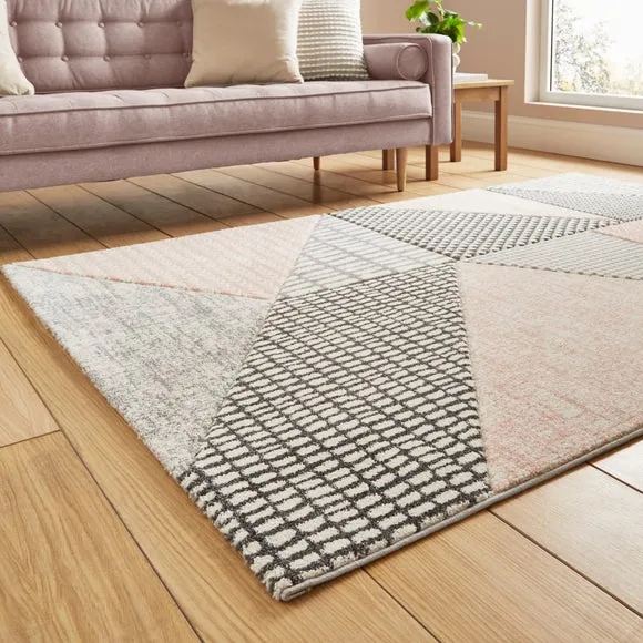 Catherine Lansfield Larsson Geo Rug 6