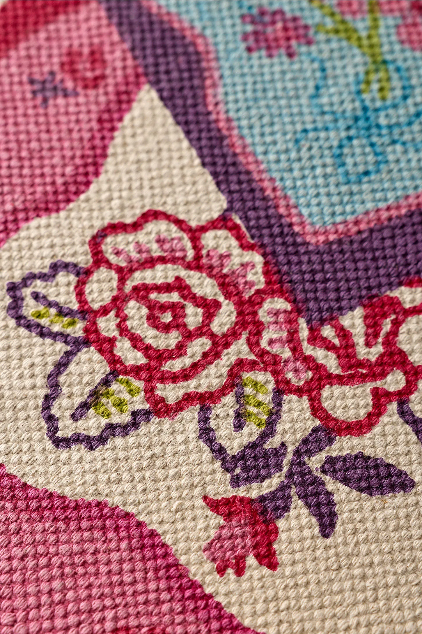 Hankie Patchwork 2x3ft / 60x90cm Rug 2