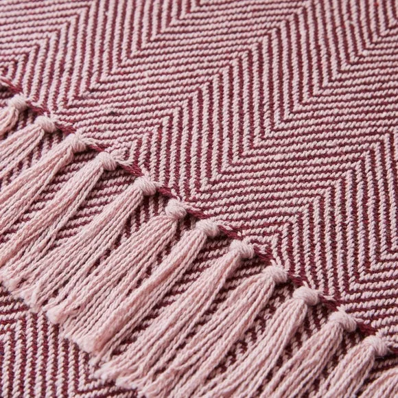 Jenson Herringbone Throw Blanket 2