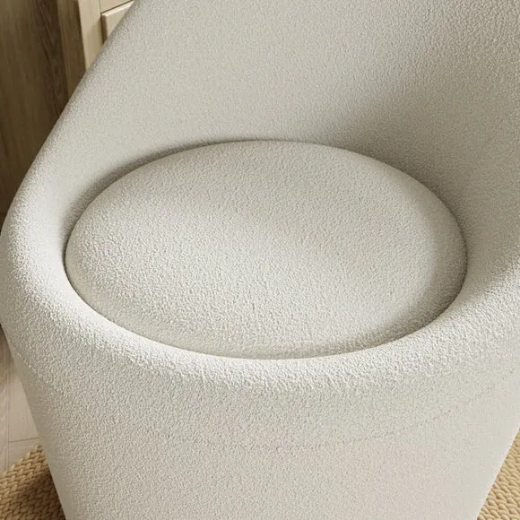 Dion Boucle Storage Swivel Chair 3