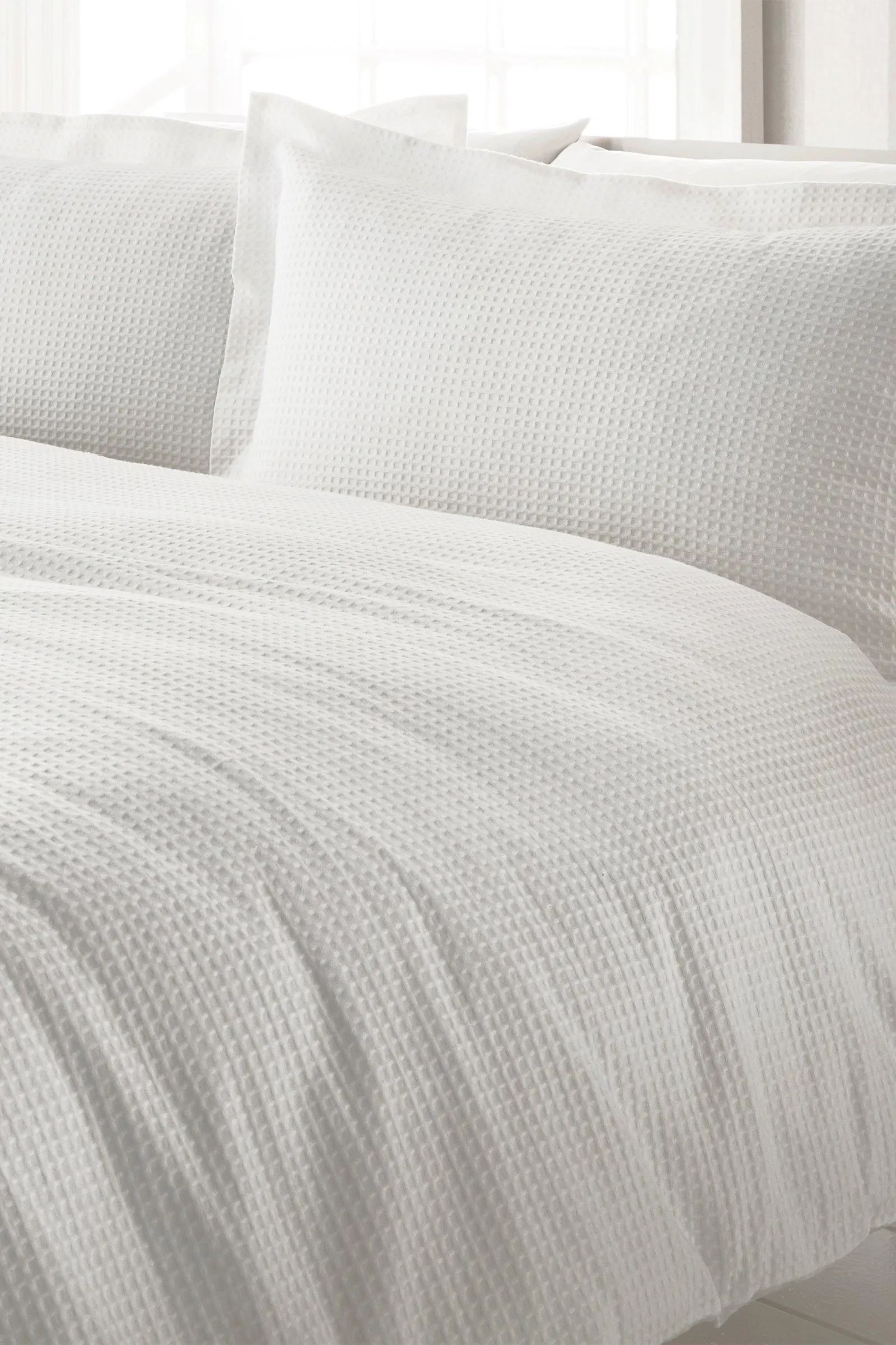 Waffle Double Duvet Set