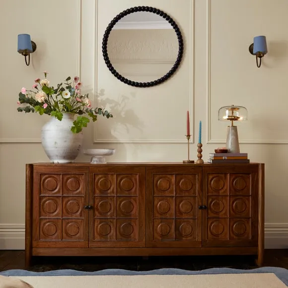 Theodore Extra Wide Sideboard, Mango Wood 6
