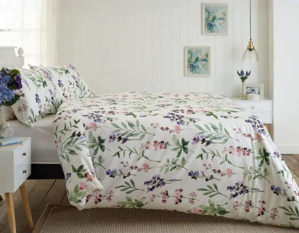 Deyongs Cottage Garden Cotton Duvet Set with Digital Print 4
