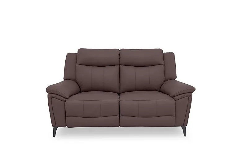 Panache Leather 2 Seater Power Recliner Sofa with Power Headrests and Heated Seats