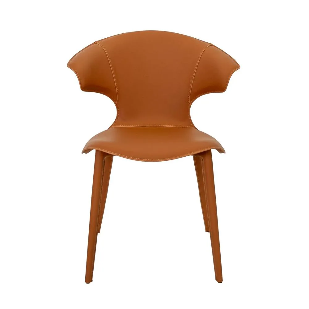 Angel Cerda Orange Regenerated Leather Chair 2