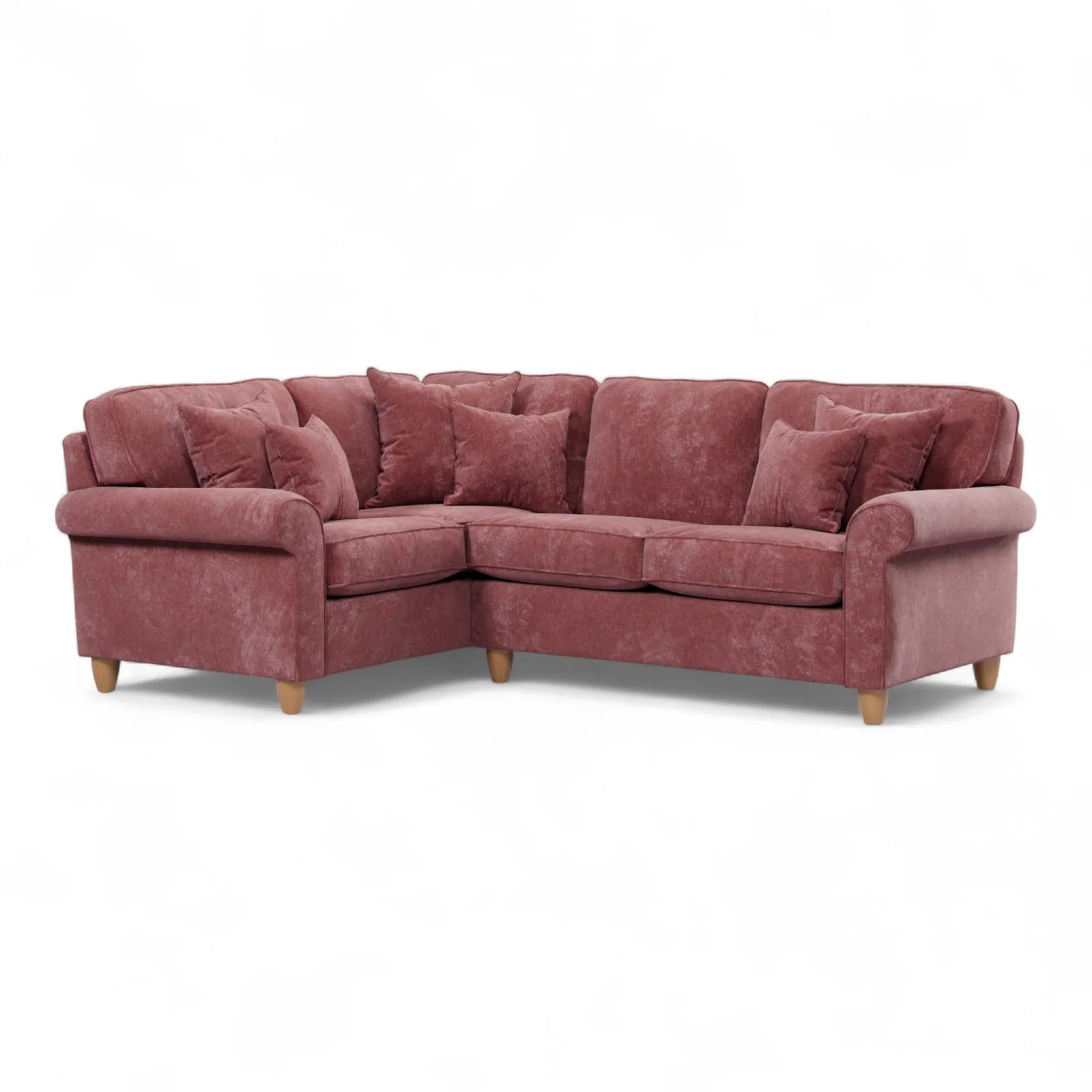 The Great Sofa Company Flora 1 Corner 2 Sofa Glory Deep Terra in Terracotta 2