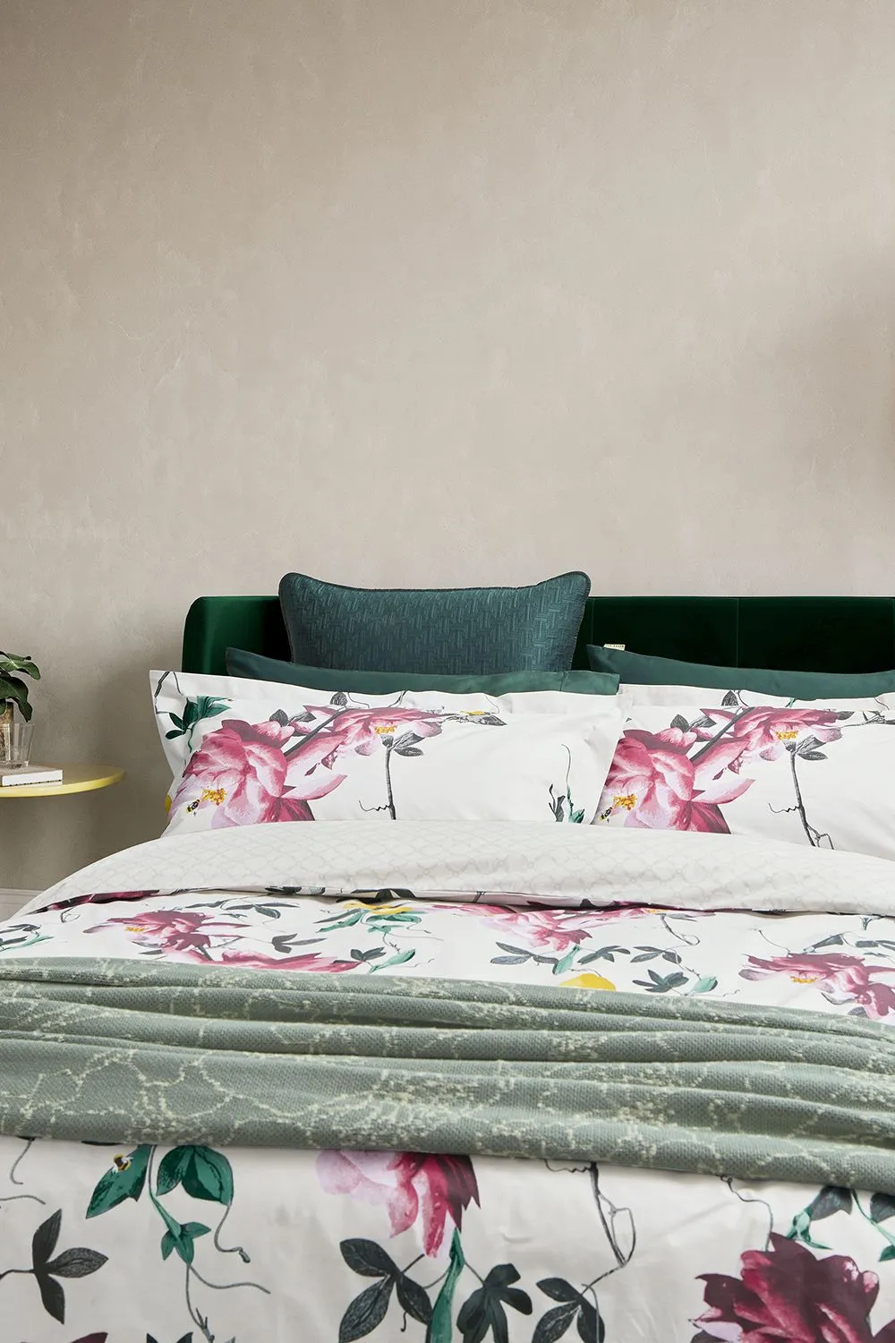 Ted Baker 'Citrus Bloom' Cotton Duvet Cover Set in Cream 2