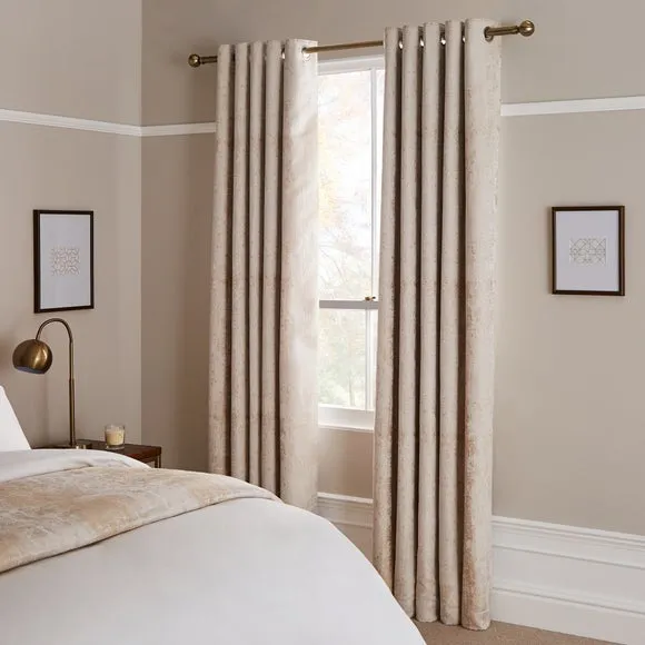 Dorma Purity Corinthia Blackout Eyelet Curtains 2
