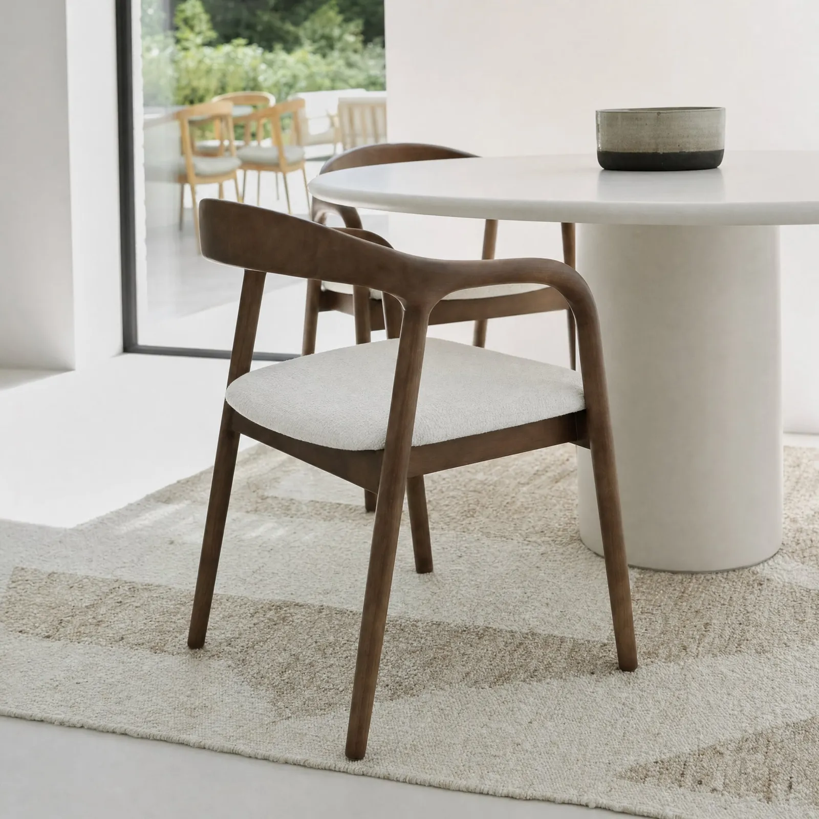 Carlow Dining Chair, Walnut Wood | Barker & Stonehouse 4