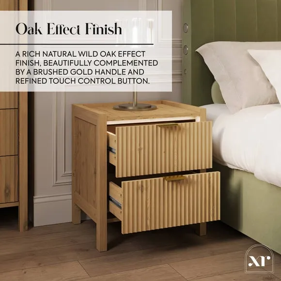 XR Living Dakota Bedside Table with App Controlled LED Lights 6