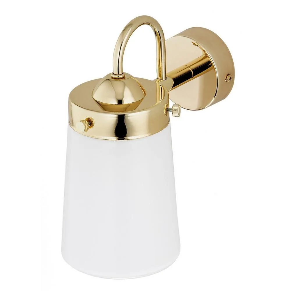 Netlighting Pasadena Outdoor Wall Lantern White Shine Brass Steel IP44 3