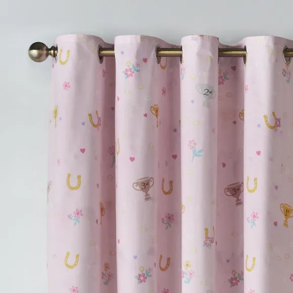 Catherine Lansfield Happy Horses Eyelet Curtains 4