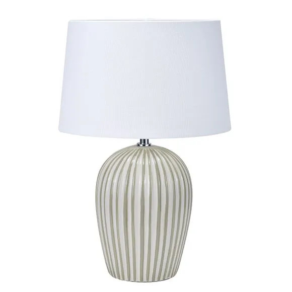 Pacific Lifestyle Cannes Striped Table Lamp 6