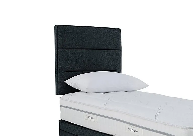 Jack Strutted Headboard - Single - Weave Noir