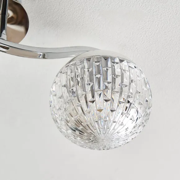 Valence 3 Light Flush Ceiling Light 5