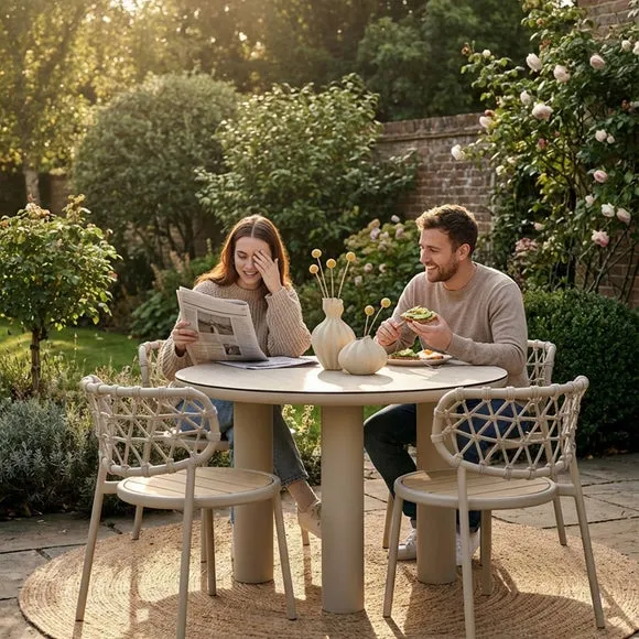Koko 4 Seater Garden Dining Set 6