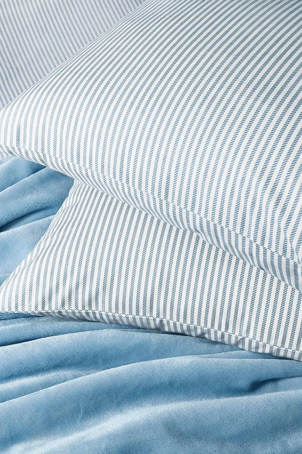 Helena Springfield 'Twill Stripe' Duvet Cover Set in Blue 5