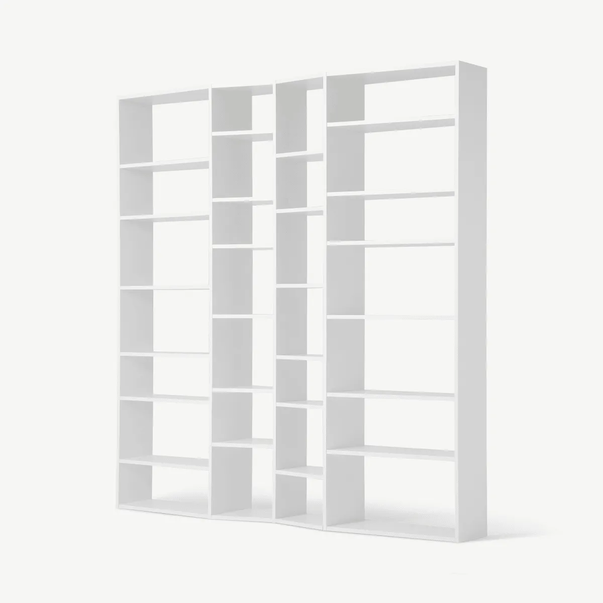 Ayan Extra Wide Shelving, White