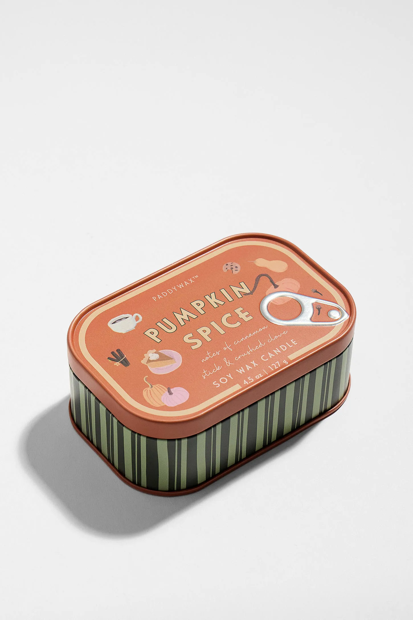 Paddywax Pumpkin Spice Tin Soy Wax Candle ALL