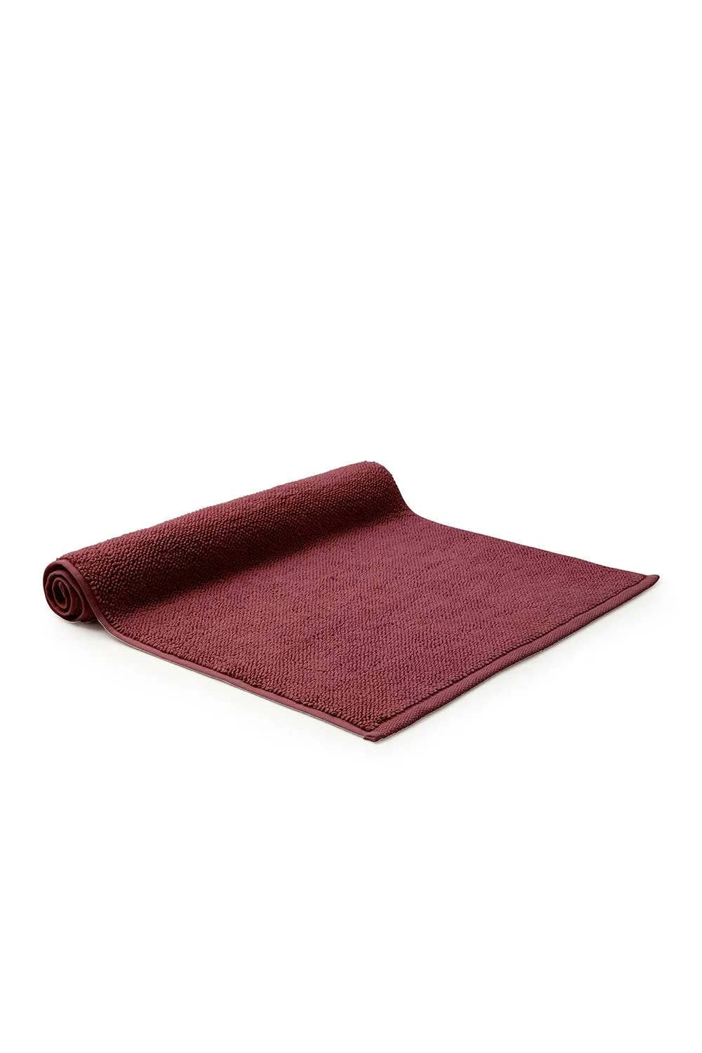 CHRISTY 'Highgate' Turkish Cotton Luxurious Bath Rugs in Maroon 2