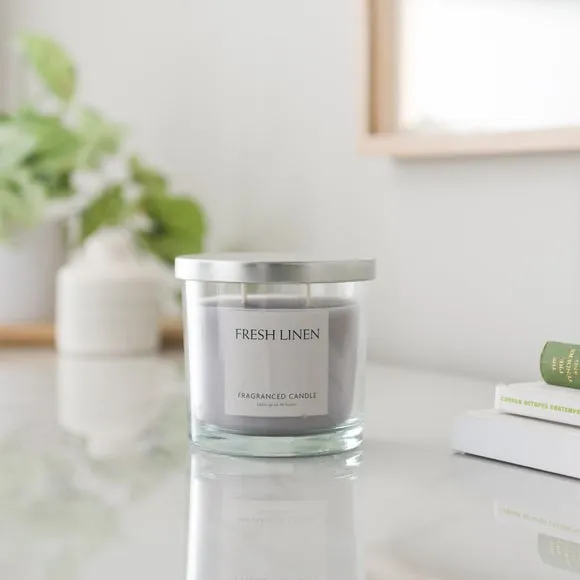 Fresh Linen Multi Wick Candle 3