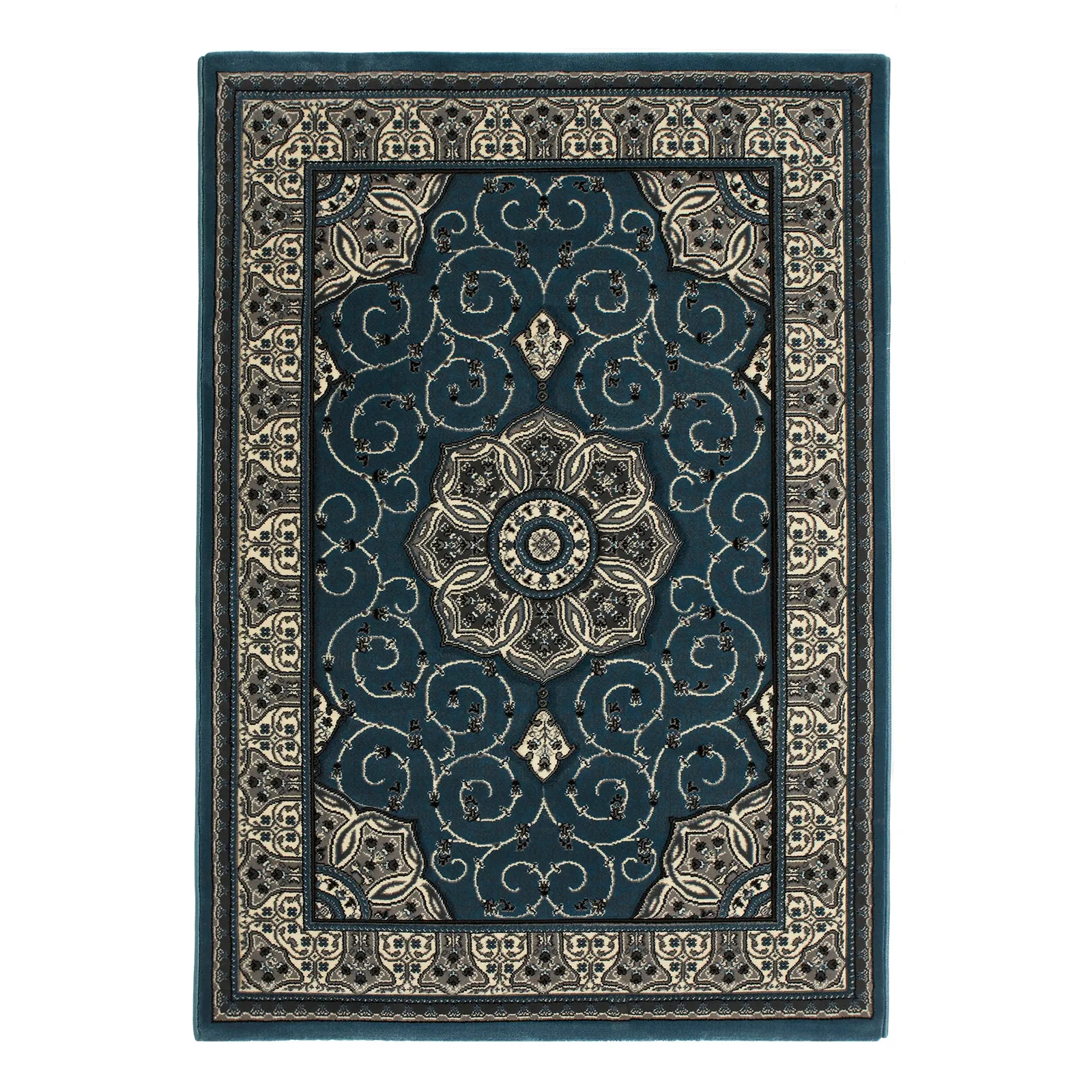 Heritage Rug Natural/Blue