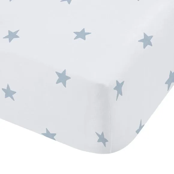 Mini Star & Stripes 100% Cotton Fitted Bed Sheet 3