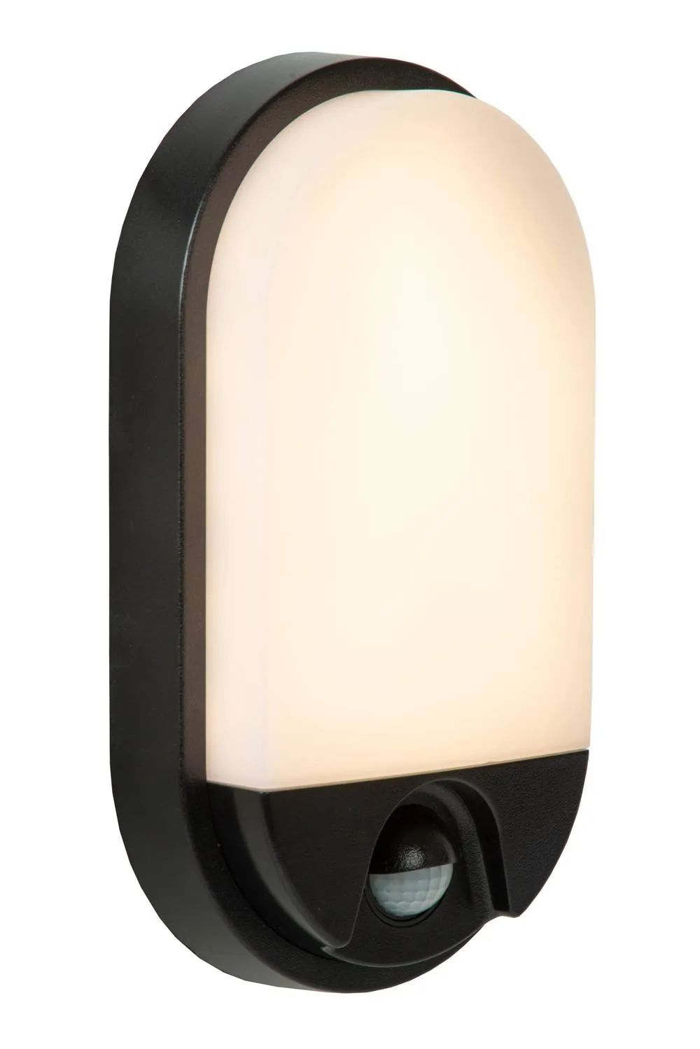 Netlighting Lucide HUPS IR PIR Wall light Outdoor LED 1x10W 3000K IP54 Black