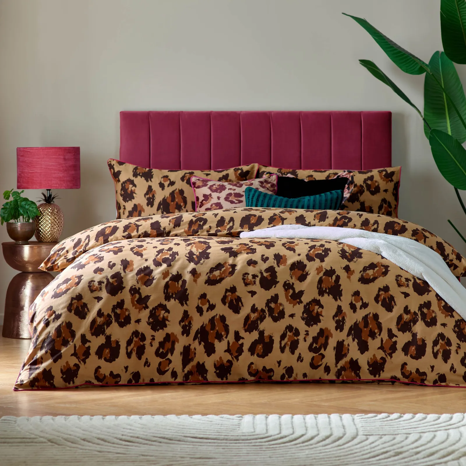 Furn True Leopard Printed Duvet Cover Set