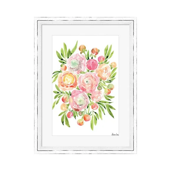 The Art Group Colourful Ranunculus Framed Print