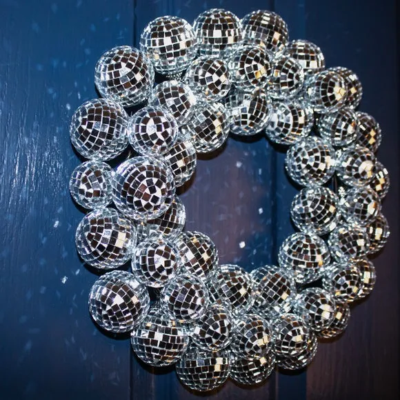 Disco Ball Wreath 2