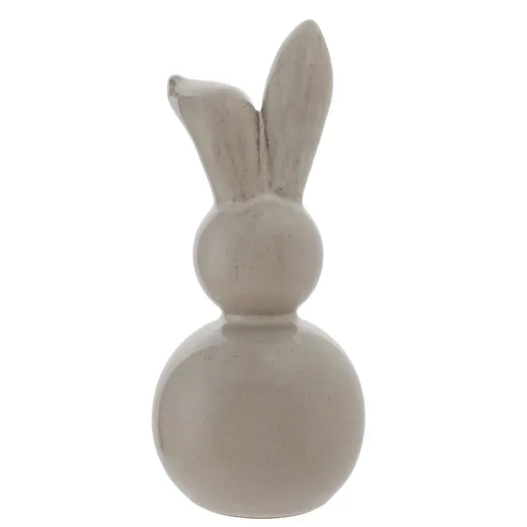 Eggs-traordinary Gift Co. Grey Ceramic Bunny Decoration 3