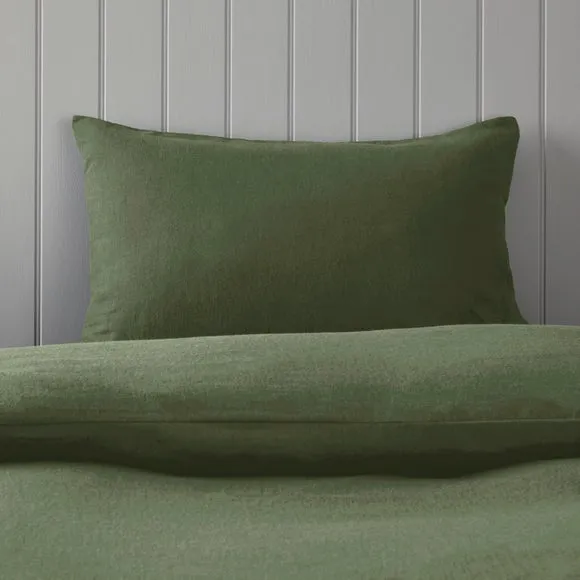 Soft & Cosy Luxury 100% Brushed Cotton Standard Pillowcase Pair 1