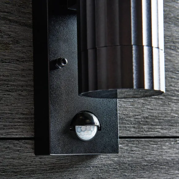 Georgi Ribbed 2 Light PIR Outdoor Wall Light 4