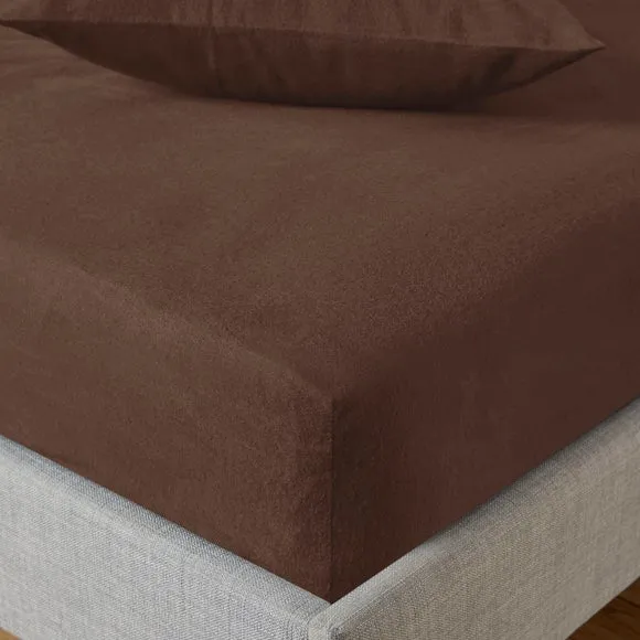 Soft & Cosy Luxury Brushed Cotton Fitted Sheet 1