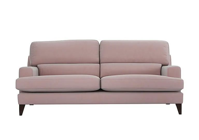 Romilly 4 Seater Fabric Foam Fill Sofa - Cotton Candy