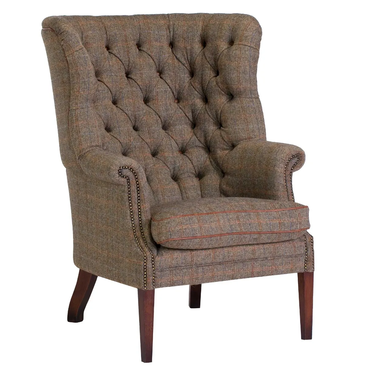 Harris Tweed Mackenzie Chair, Fabric